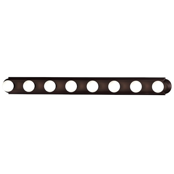 Maxim Lighting Essentials 8-Light 48" Wide Oil Rubbed Bronze Vanity Light 7128OI - main